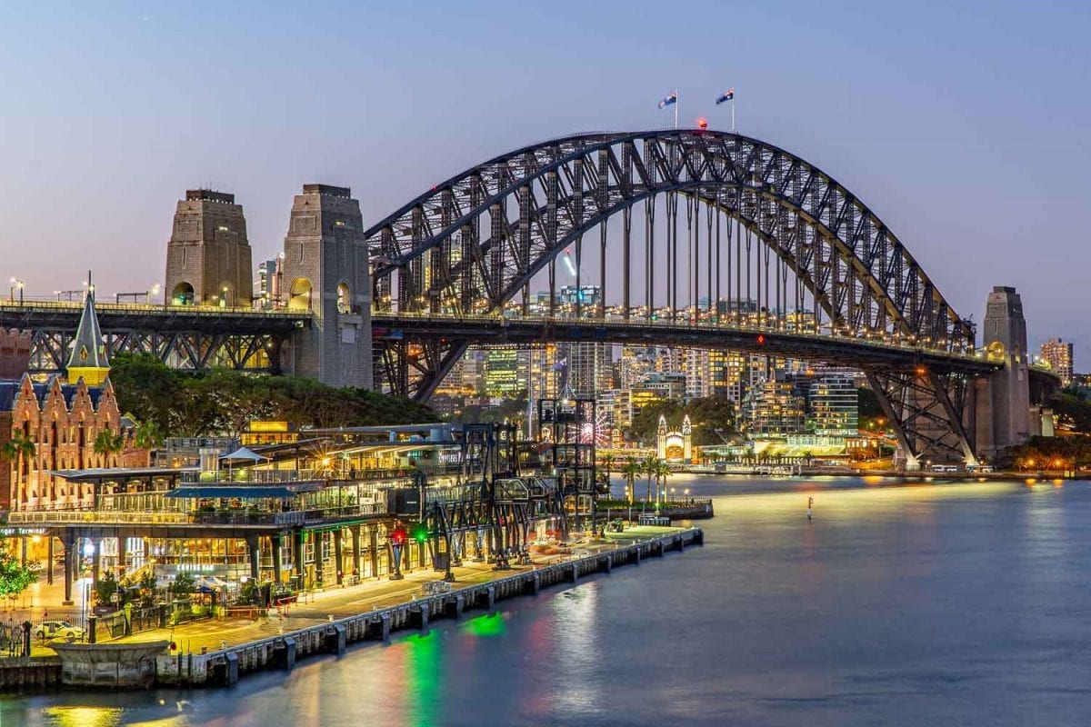 Sydney Harbour Bridge Twilight Digital Media Developer