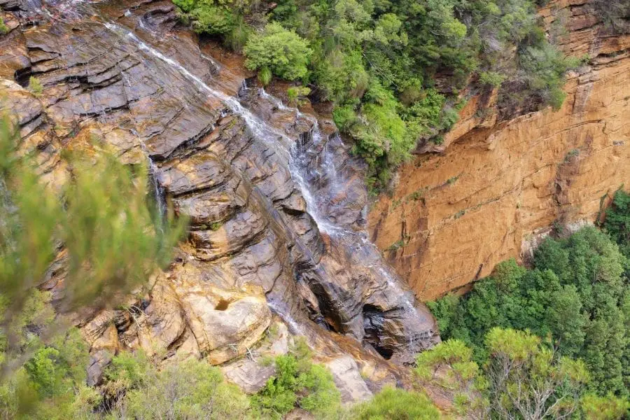 Wentworth Falls lookout on the private half day Blue Mountains tour